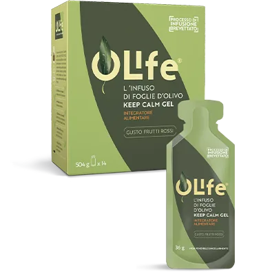 OLife® KEEP CALM — 504 мл · 14 пакетиков по 36 мл · вкус красных фруктов